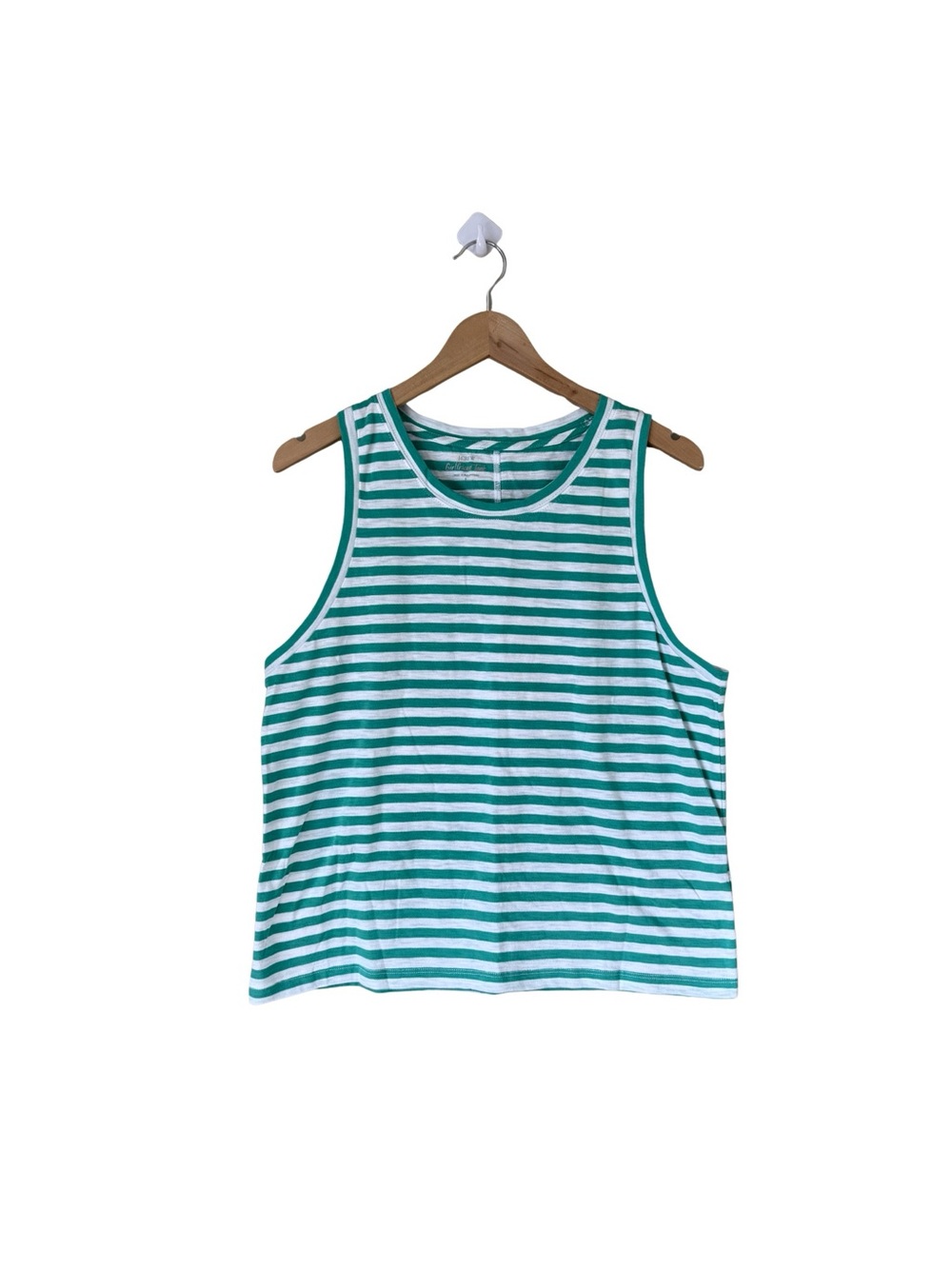 J. Crew - NWT Slub Cotton Striped Tank Size Large